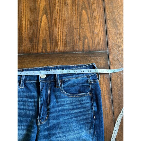 American Eagle Outfitters Hi-Rise Jegging Denim Distressed Jeans Size 6 - Picture 6 of 8